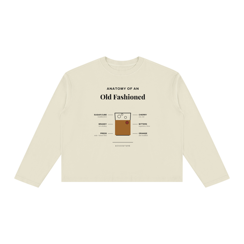 Anatomy of an Old Fashioned Vintage Wash Long Sleeve · Apricot