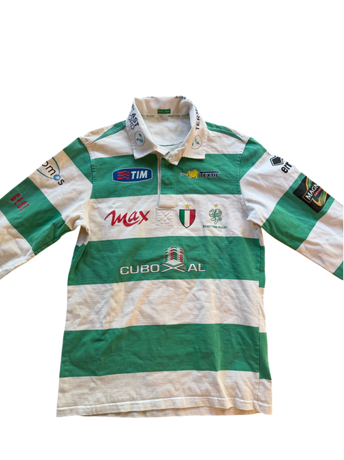 2009/10 Benetton Rugby Treviso Erreà #12 Sponsor Jersey