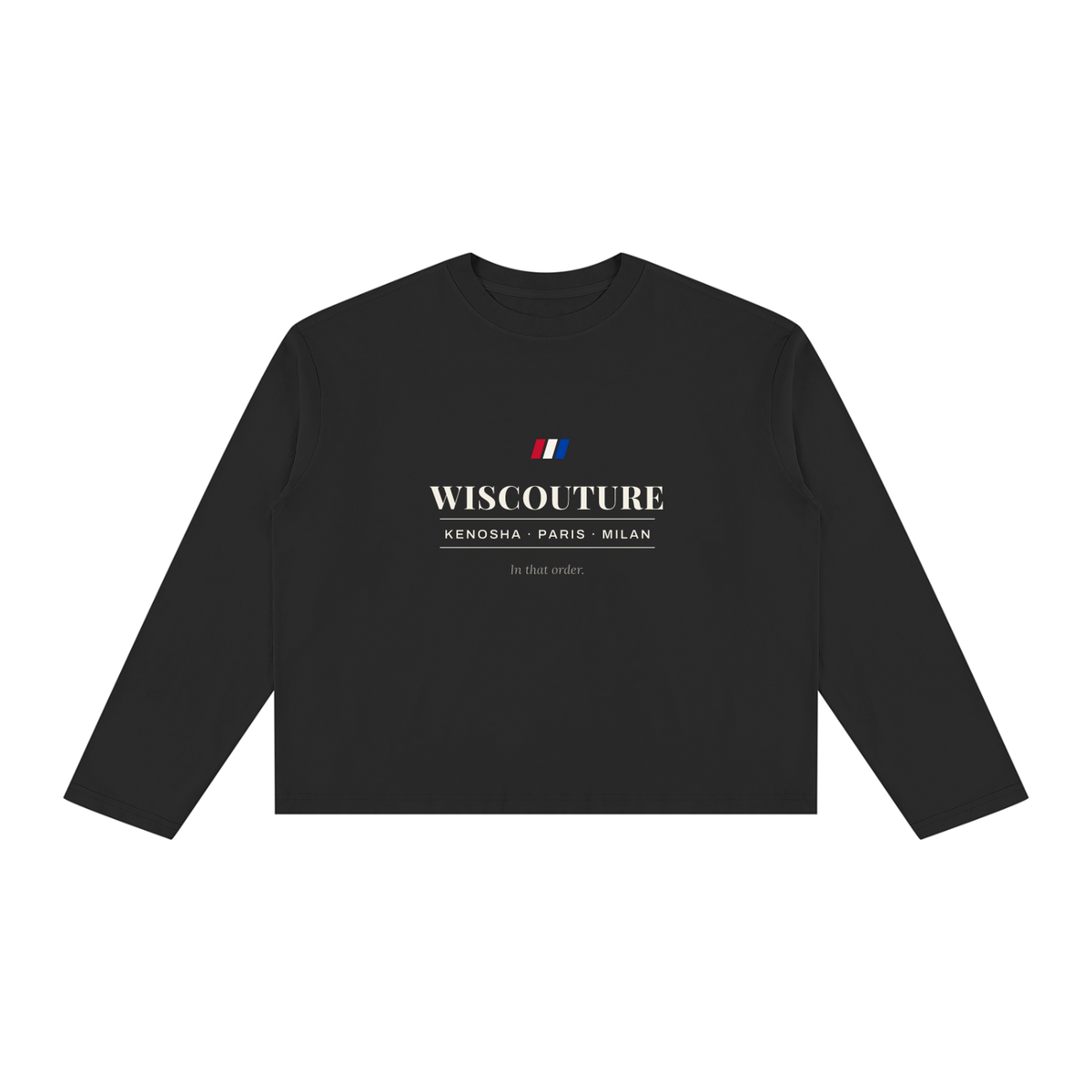 Kenosha · Paris · Milan Vintage Wash Long Sleeve · Black