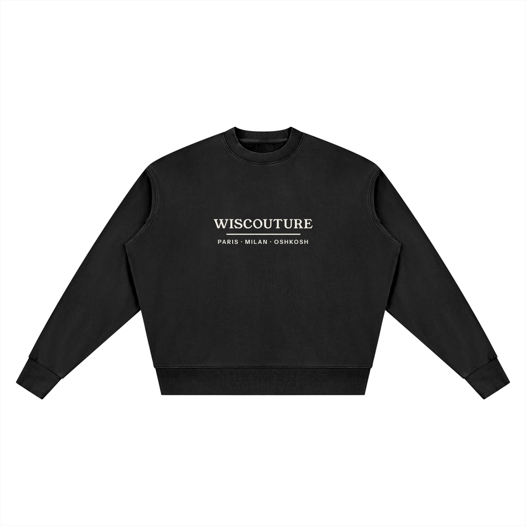 The Jodi - Paris · Milan · Oshkosh Vintage Wash Crewneck · Black