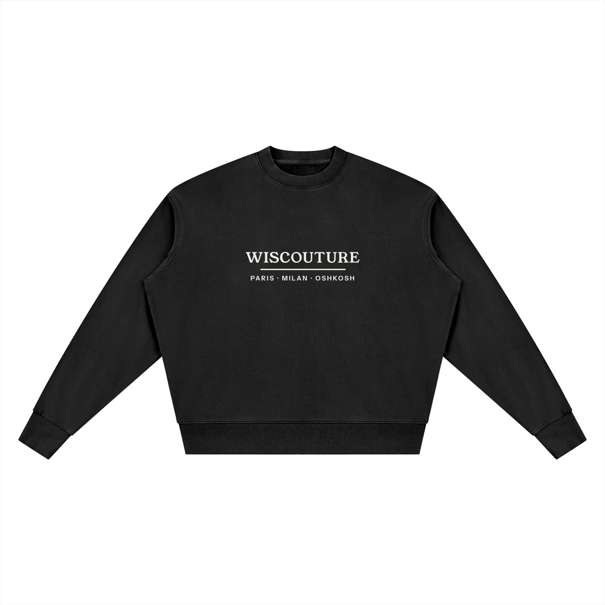 The Jodi - Paris · Milan · Oshkosh Vintage Wash Crewneck · Black