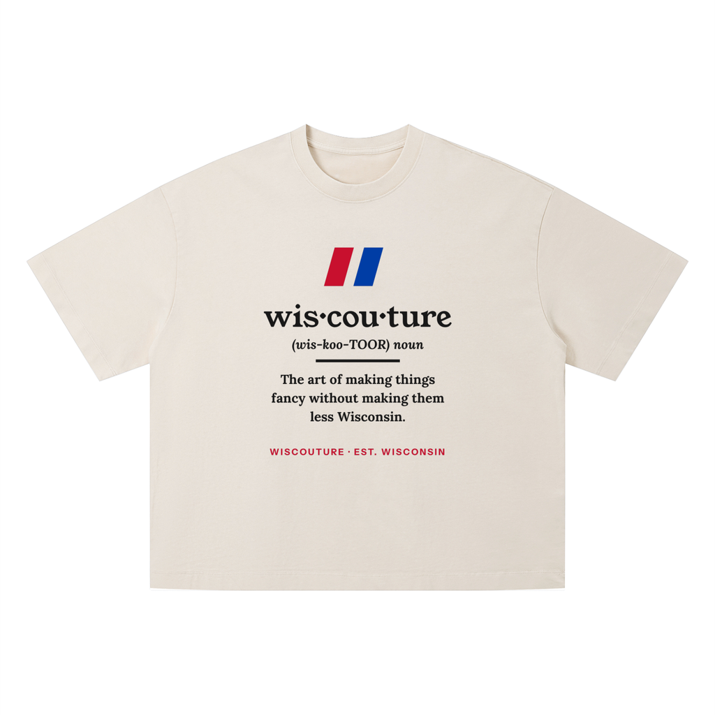Definition Vintage Wash Boxy Tee · Apricot