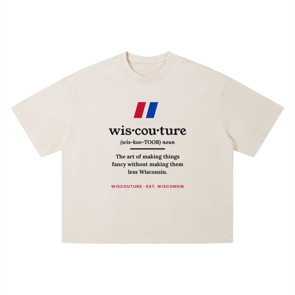 Definition Vintage Wash Boxy Tee · Apricot