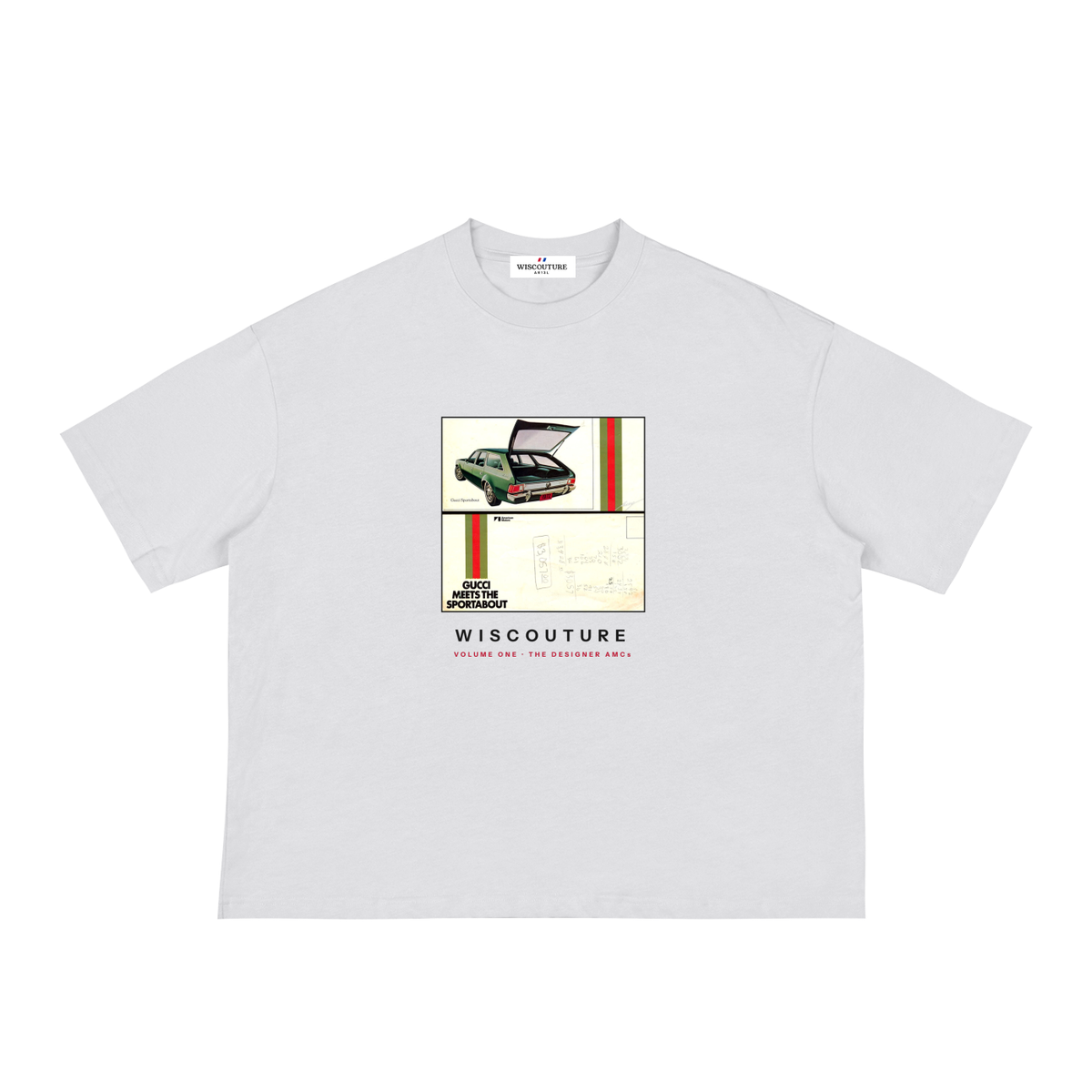 Designer AMCs Boxy Tee · White