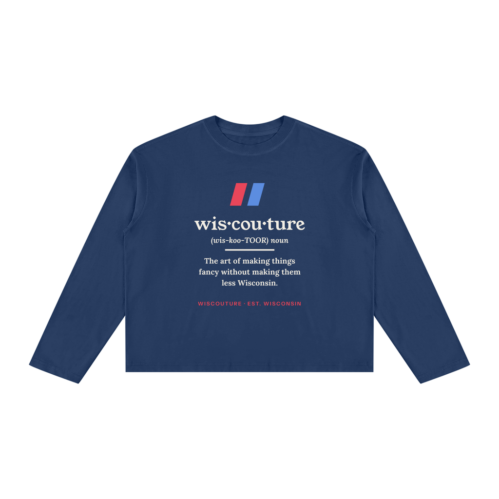 Definition Vintage Wash Long Sleeve · Navy