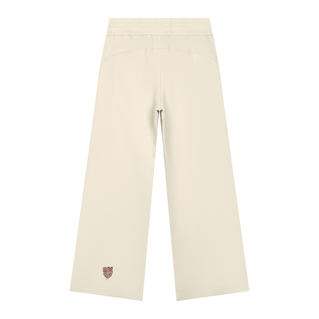 Sloane Wide-Leg Sweatpants – Cream