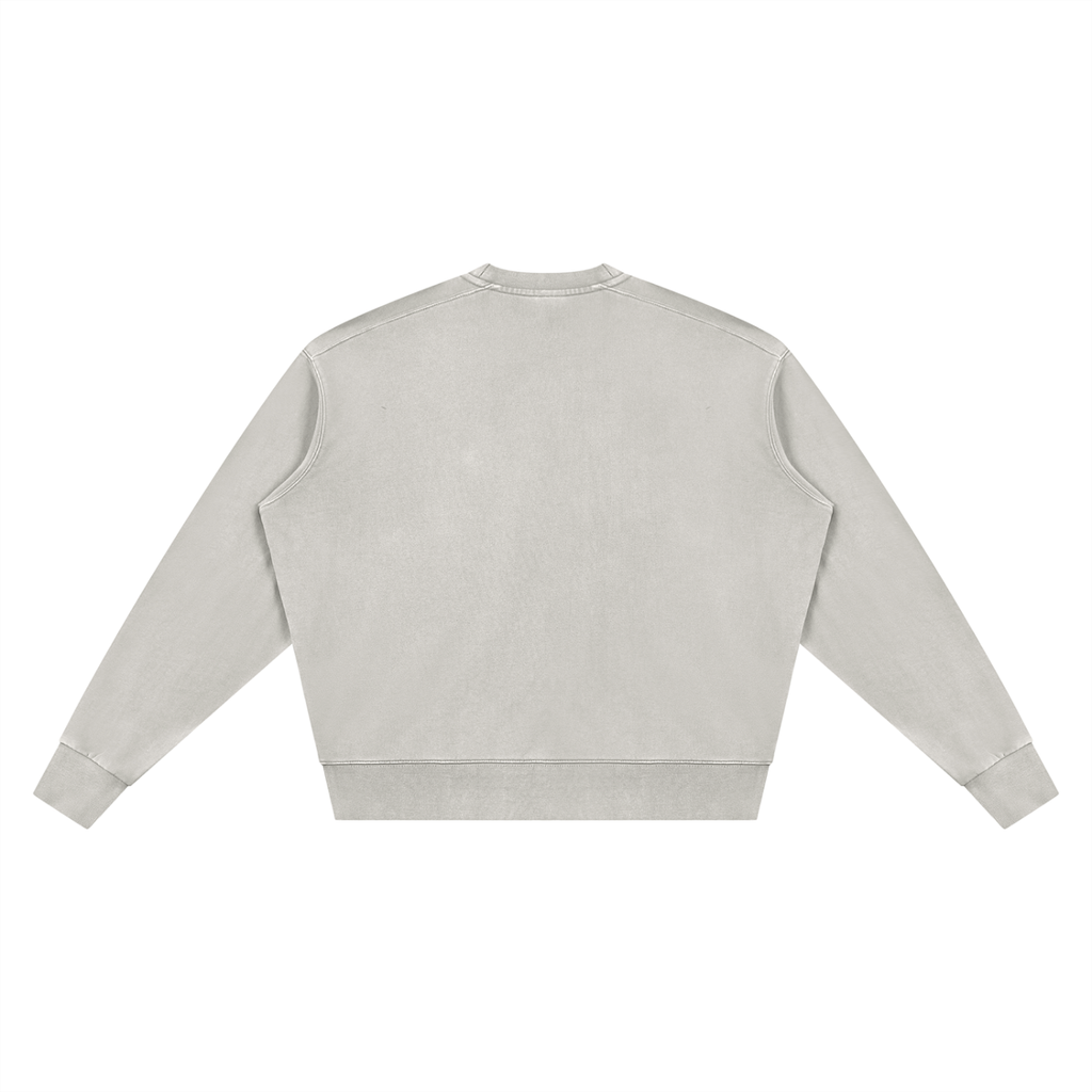 Friday Fish Fry Vintage Wash Crewneck · Light Gray