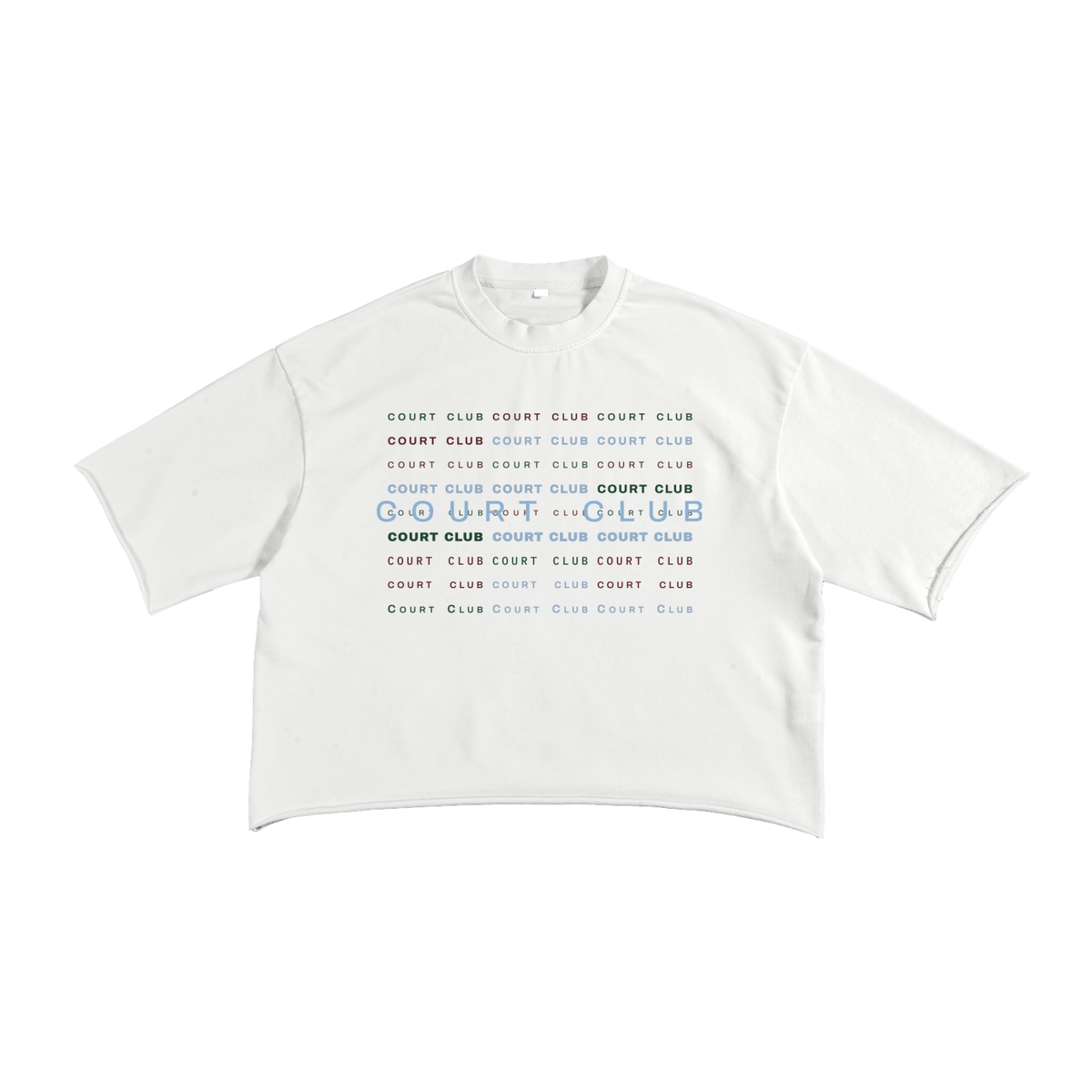 Sloane French Terry Tee – White