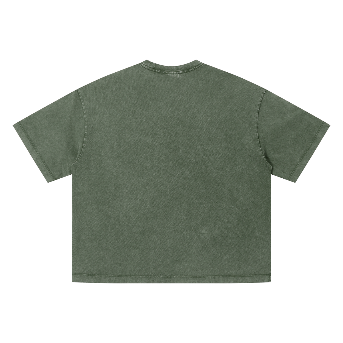 Designer AMCs Vintage Wash Boxy Tee · Army Green