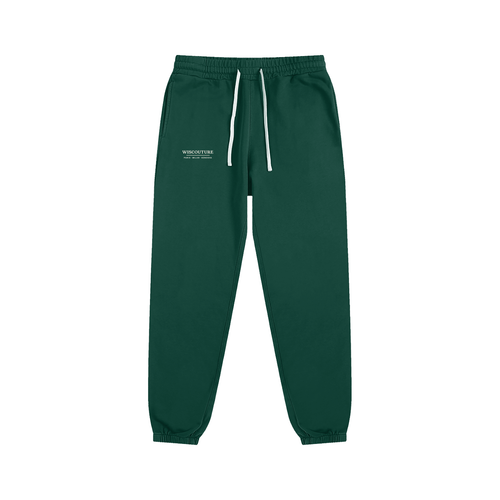 Wiscouture Wordmark Sweatpants · Eden Green