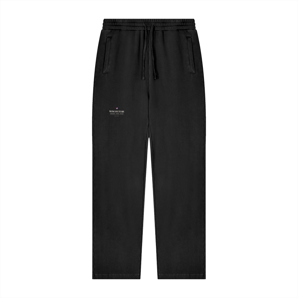Wiscouture Mark Vintage Wash Sweatpants · Black