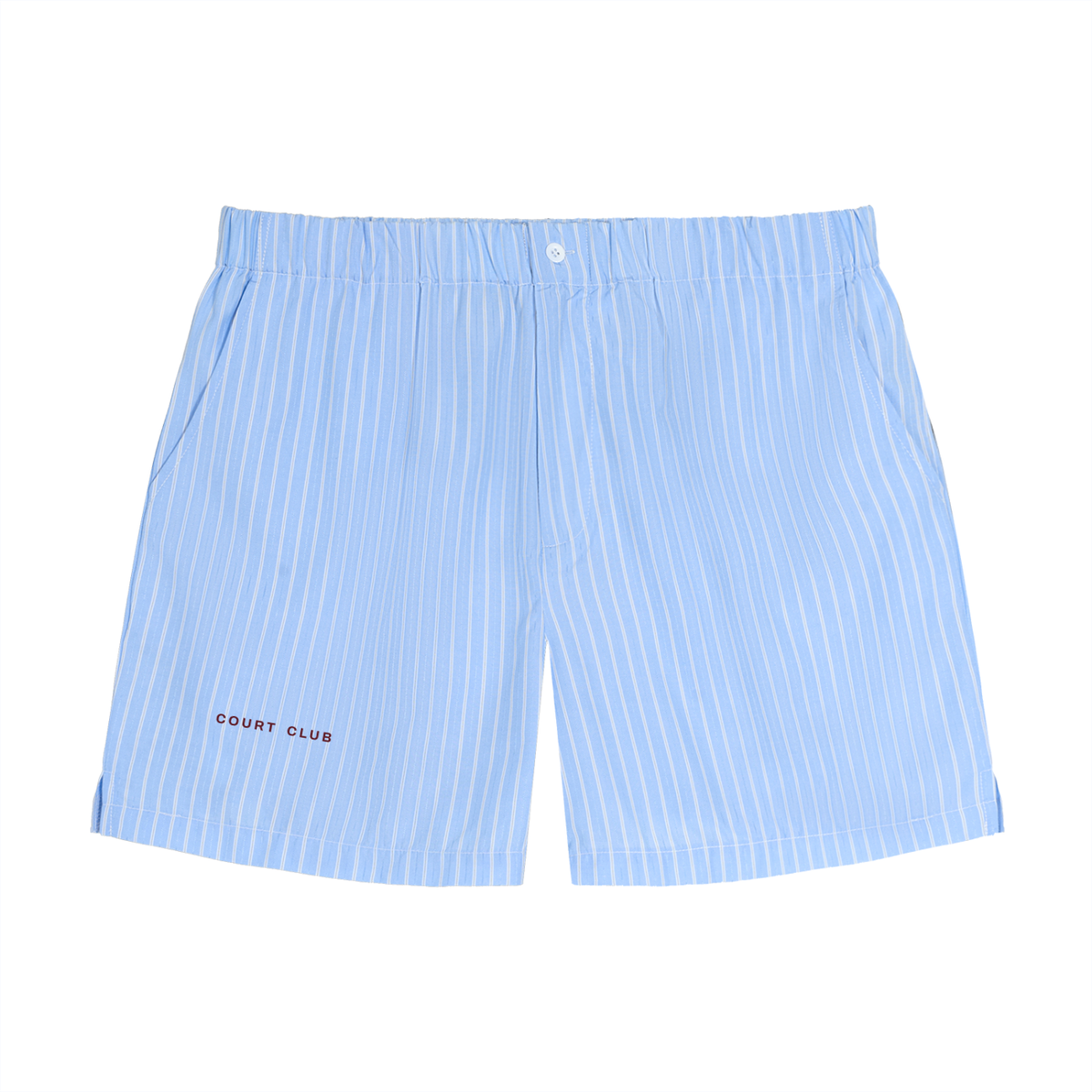 Sloane Striped Shorts – Blue
