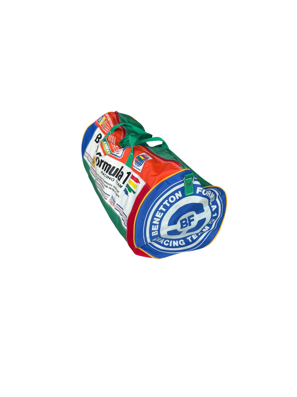 Benetton Formula 1 Racing Team Barrel Bag — 1989