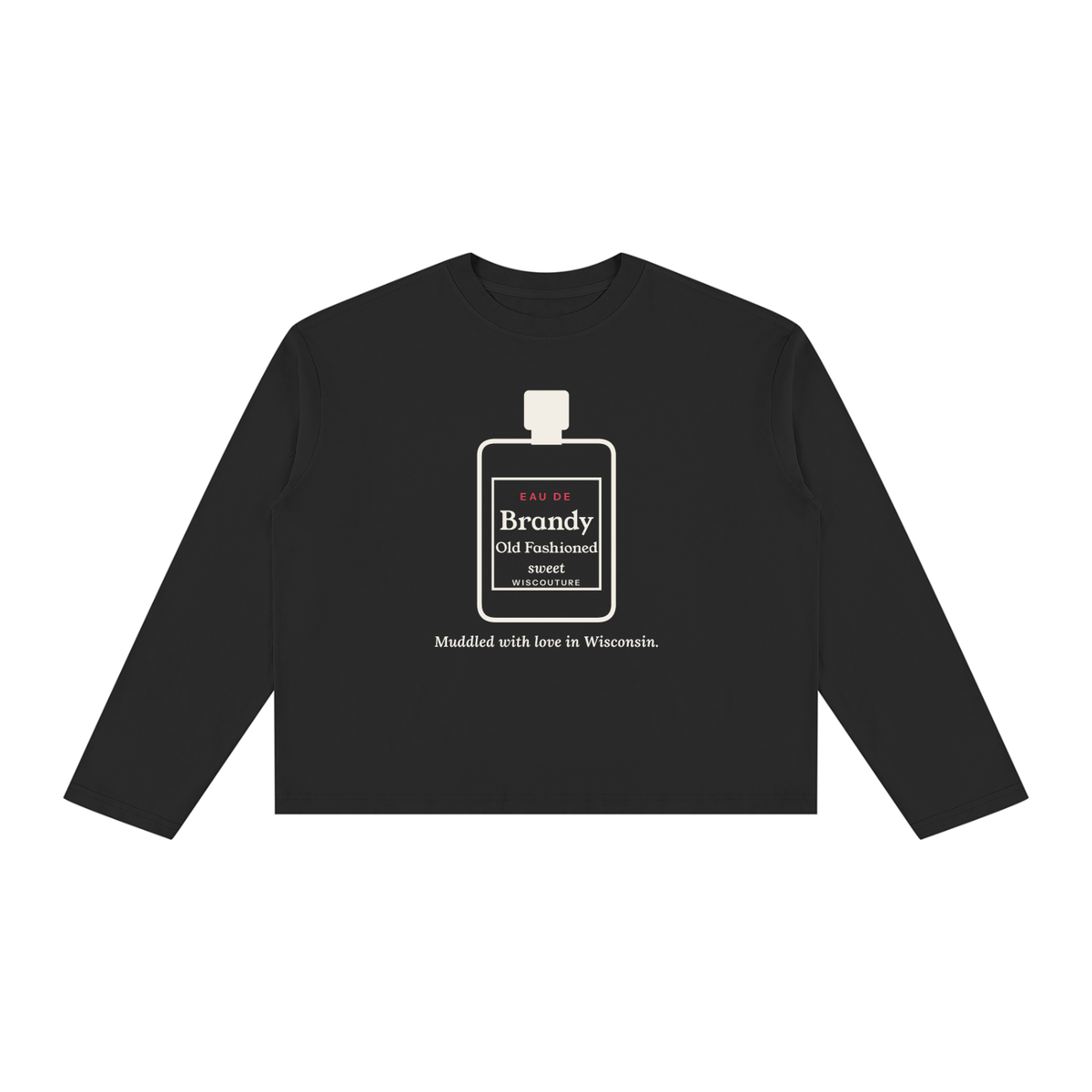 Eau de Brandy Vintage Wash Long Sleeve · Black