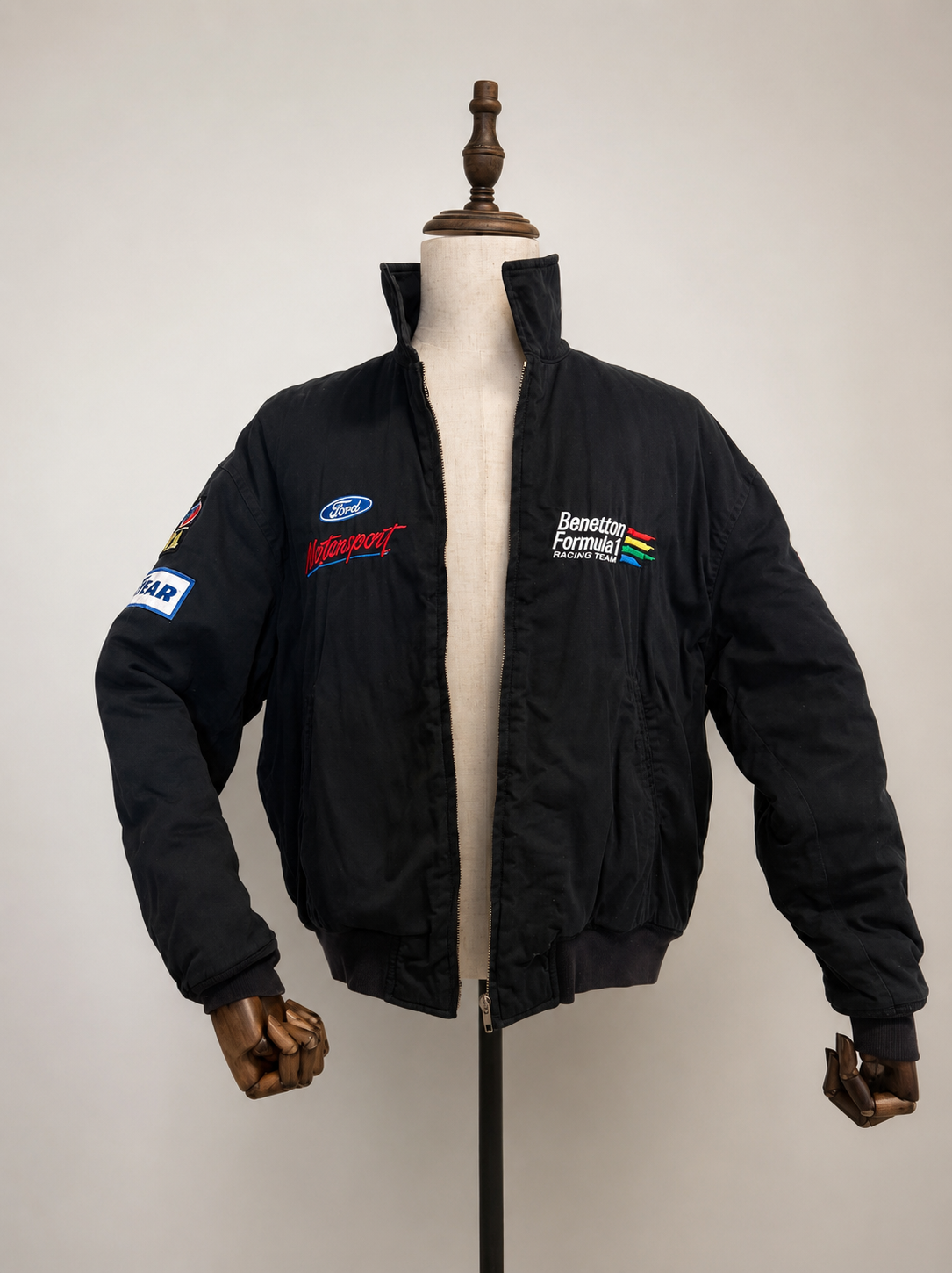 Vintage Benetton Formula 1 Racing Team Sponsor Jacket | Made in Italy | Rare Paddock Style Piece