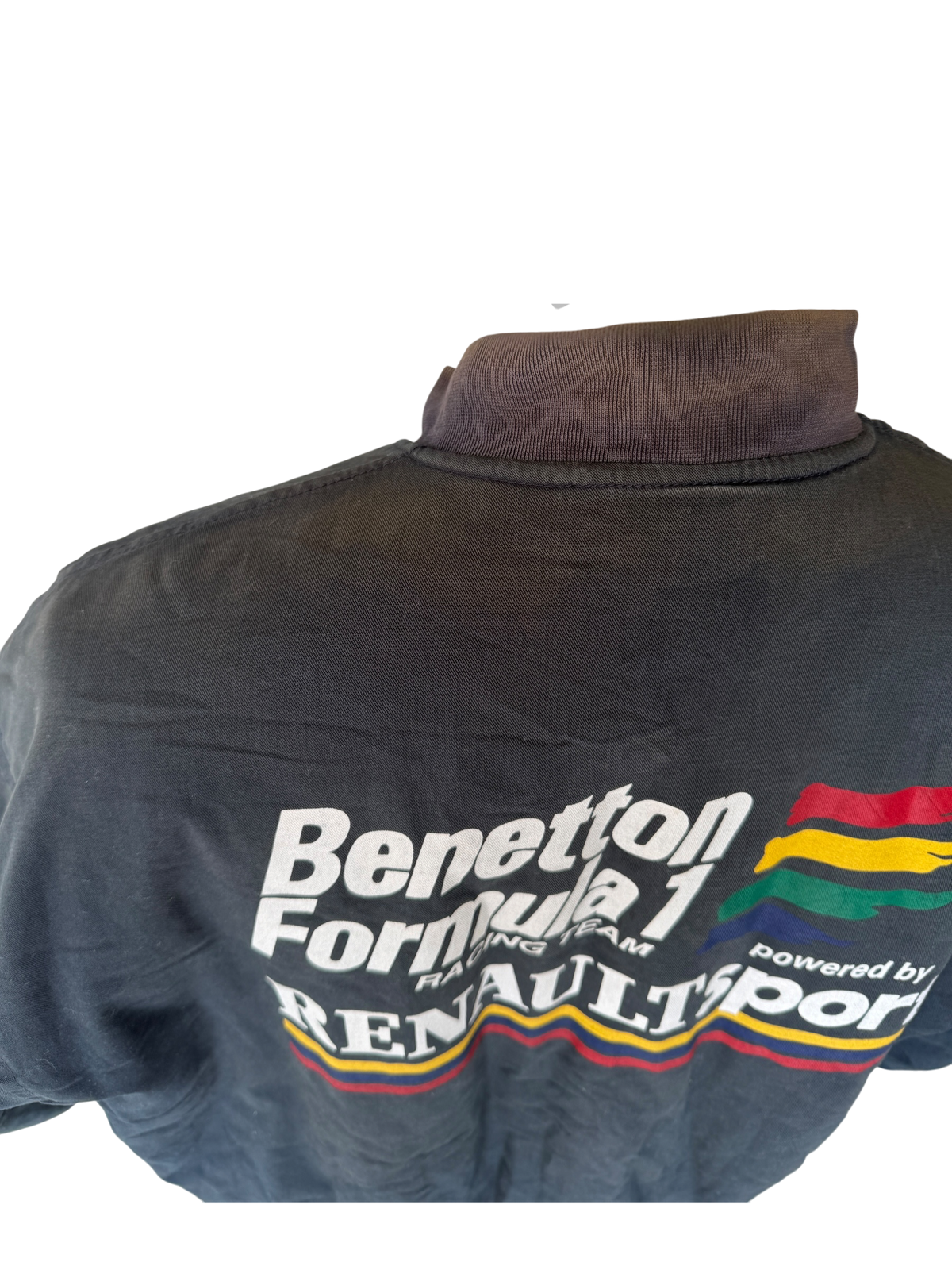 1995 Vintage Benetton Formula 1 Renault Sport Bomber Jacket — Made in Italy