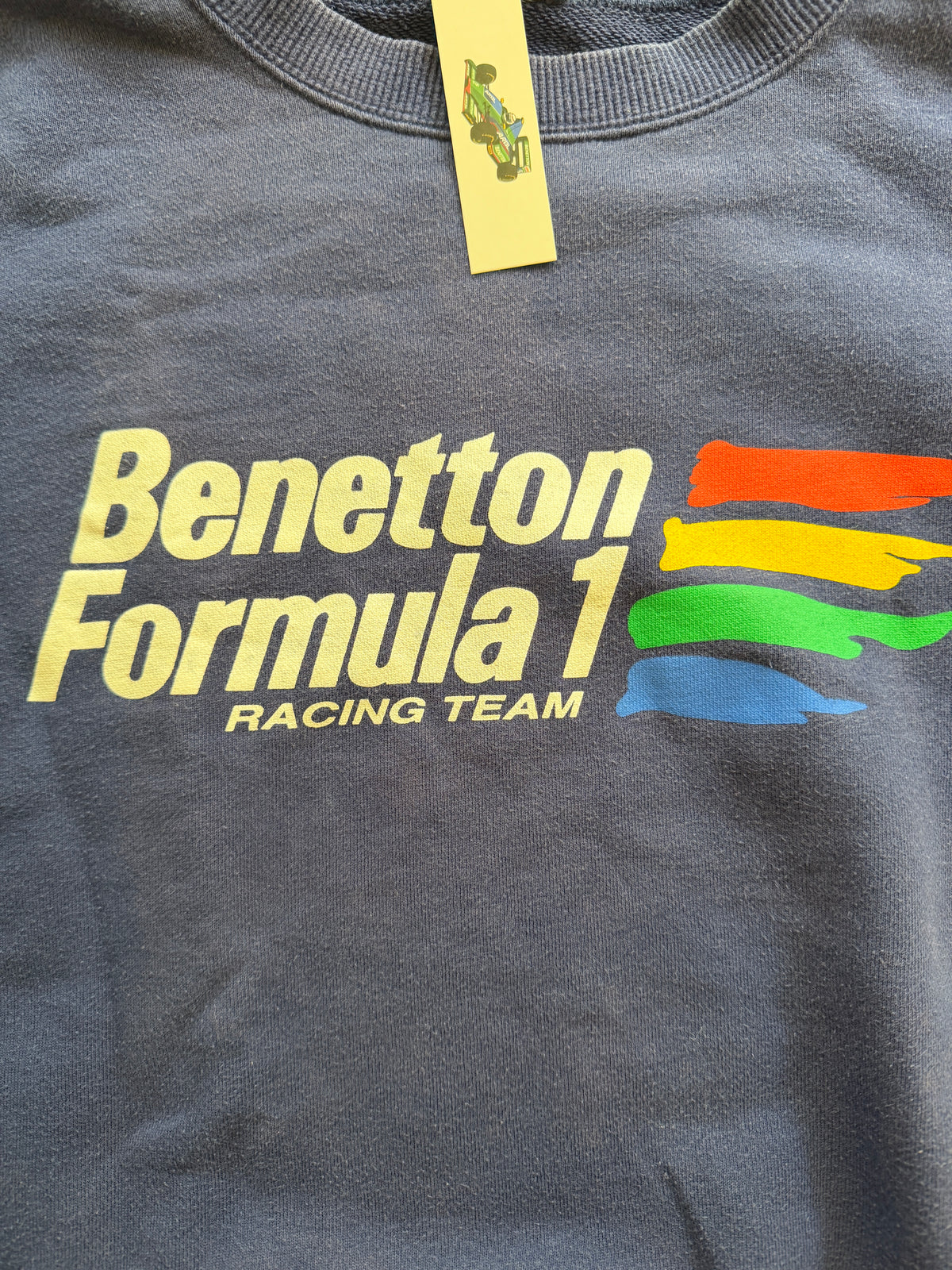 Vintage Benetton Formula 1 Racing Team Crewneck Sweatshirt – Large – Benetton SportSystem