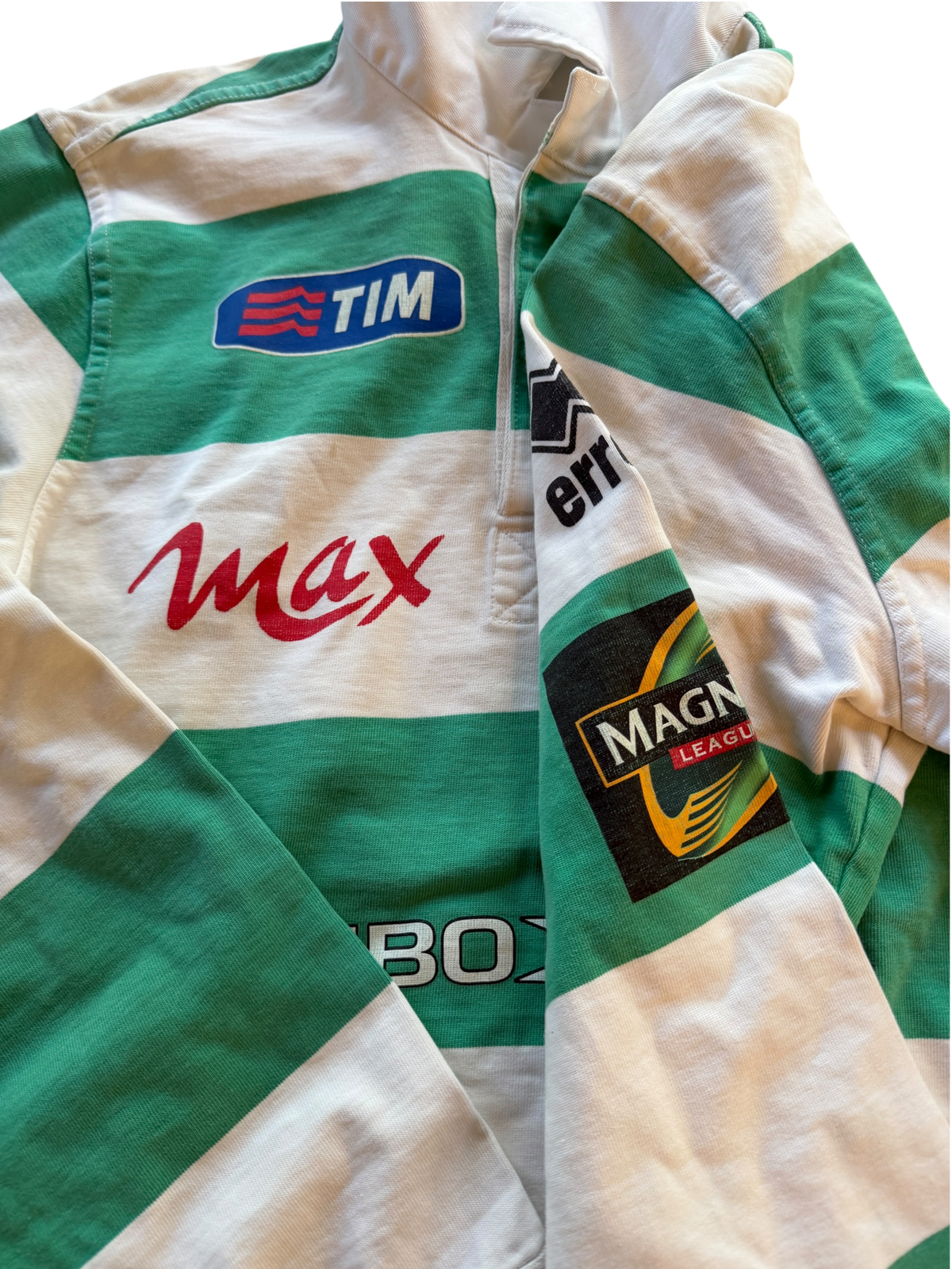 2009/10 Benetton Rugby Treviso Erreà #12 Sponsor Jersey