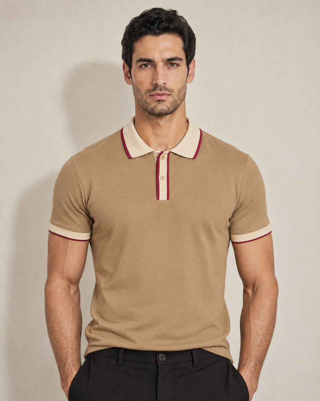 Wiscouture Supper Club  Polo · Khaki / Camel