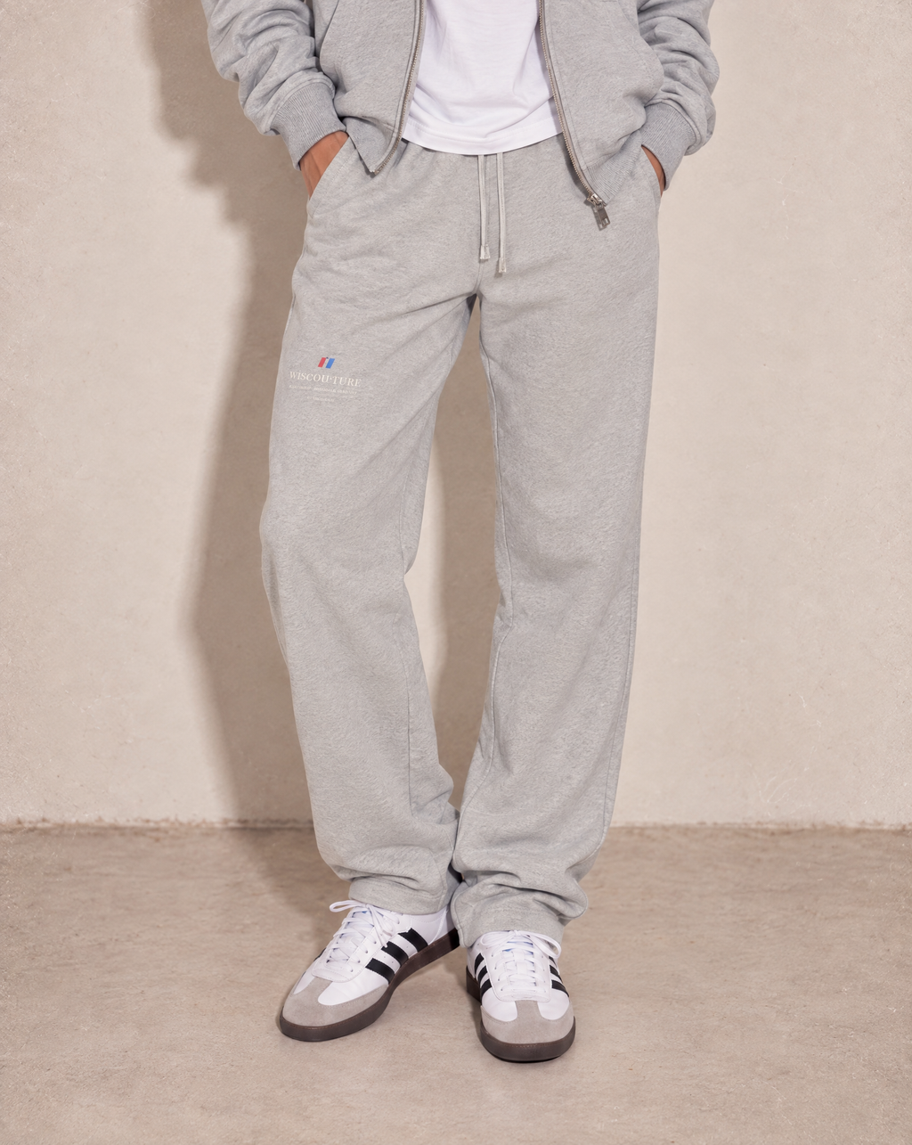 Wiscouture Mark Vintage Wash Sweatpants · Light Gray