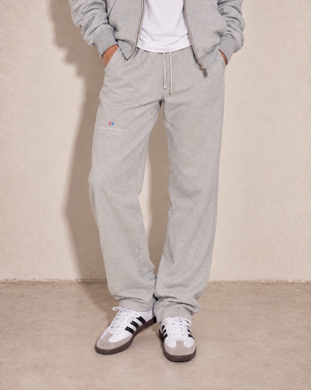 Wiscouture Mark Vintage Wash Sweatpants · Light Gray