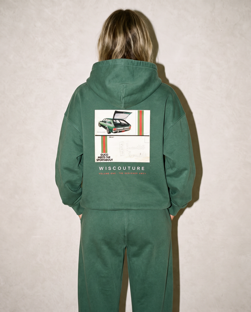 Wiscouture Volume One · The Designer AMCs Hoodie — Blackish Green