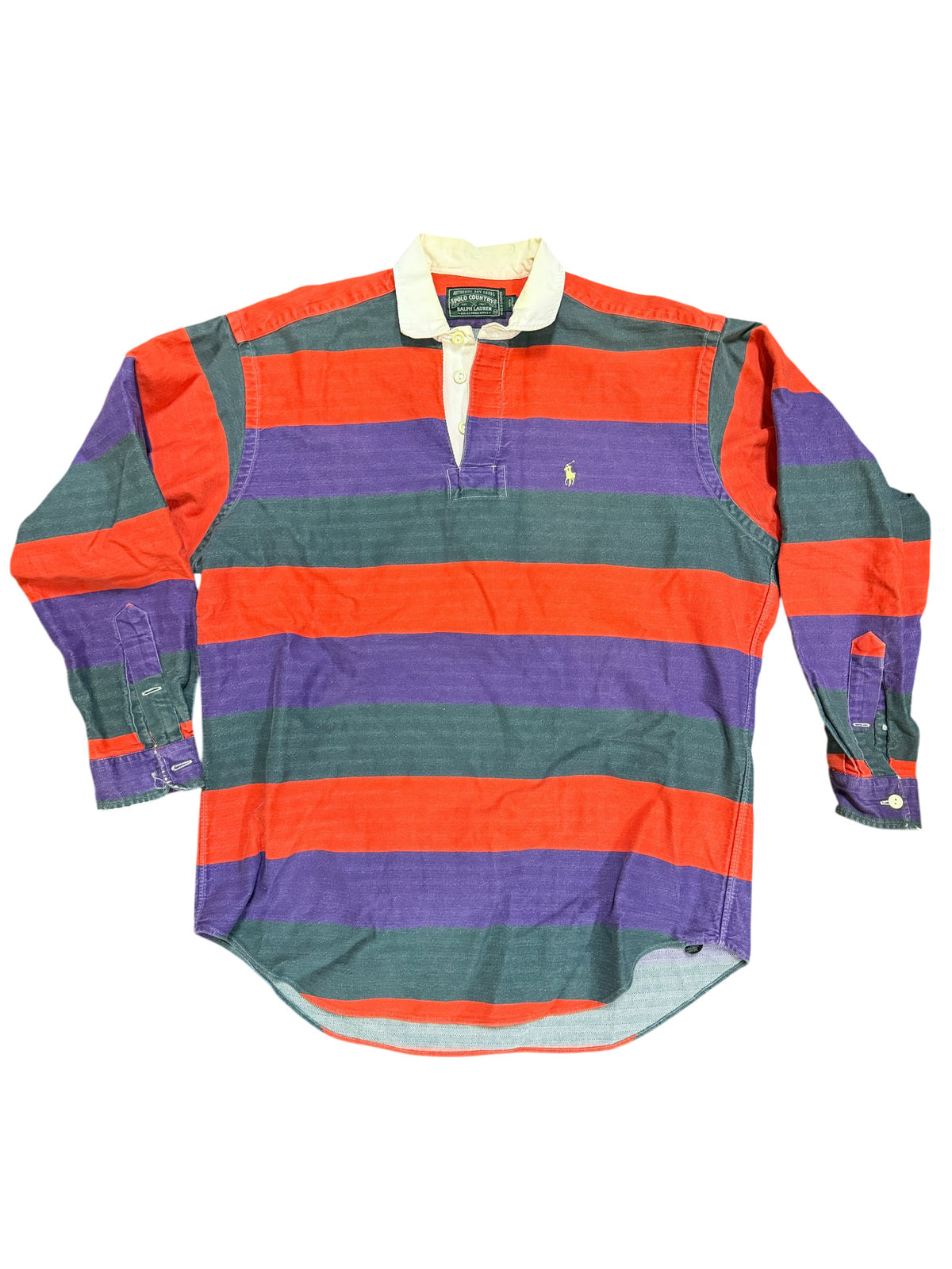 Polo Country Multi-Stripe Rugby — fits XL