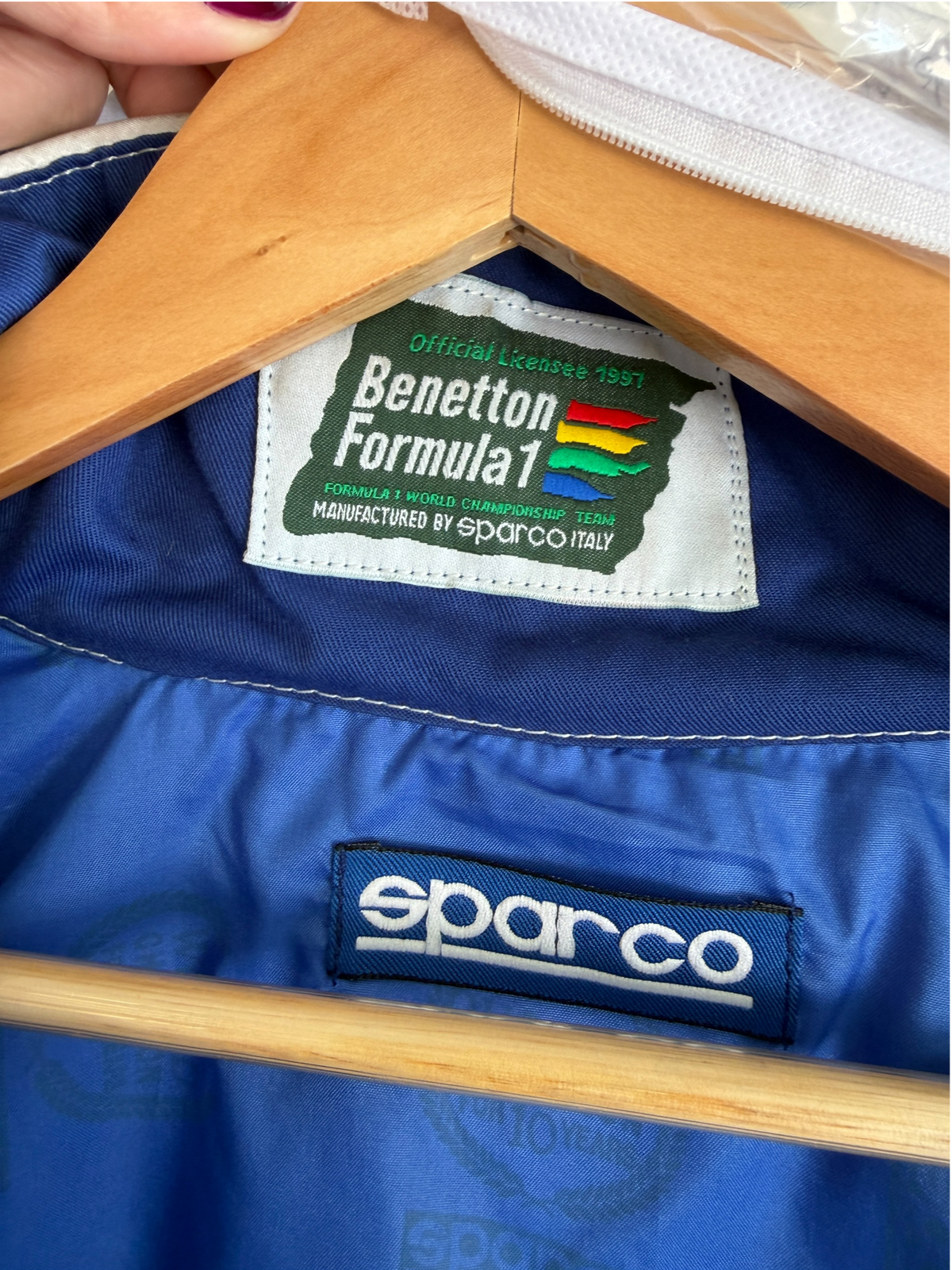 Authentic Sparco Benetton Renault Formula 1 Racing Jacket