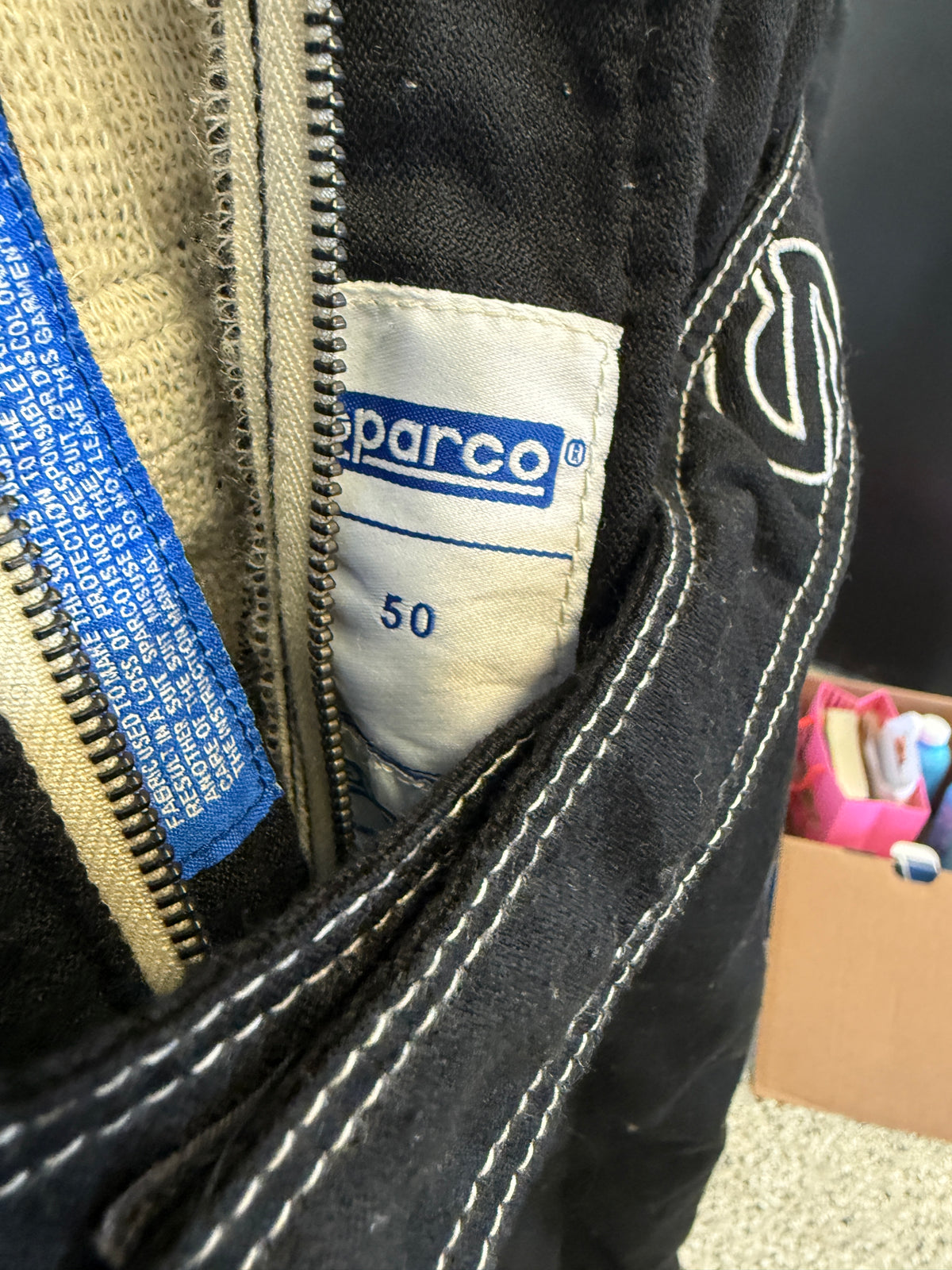 Authentic 2012 Sparco FIA Ferrari Racing Suit | Marlboro Vodafone Shell Federal Tyres | Size 50