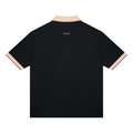 Wiscouture Supper Club Polo · Black / Apricot