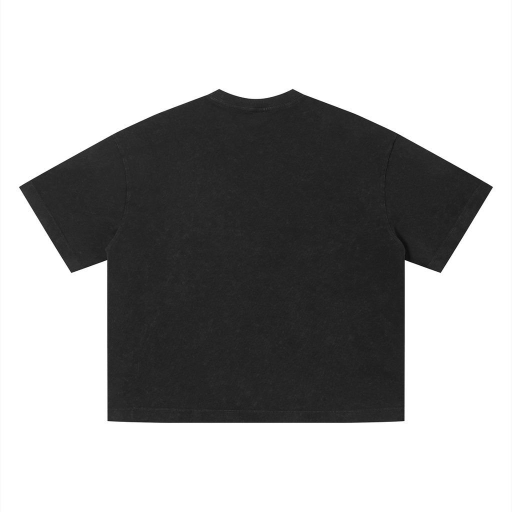 Definition Vintage Wash Boxy Tee · Black