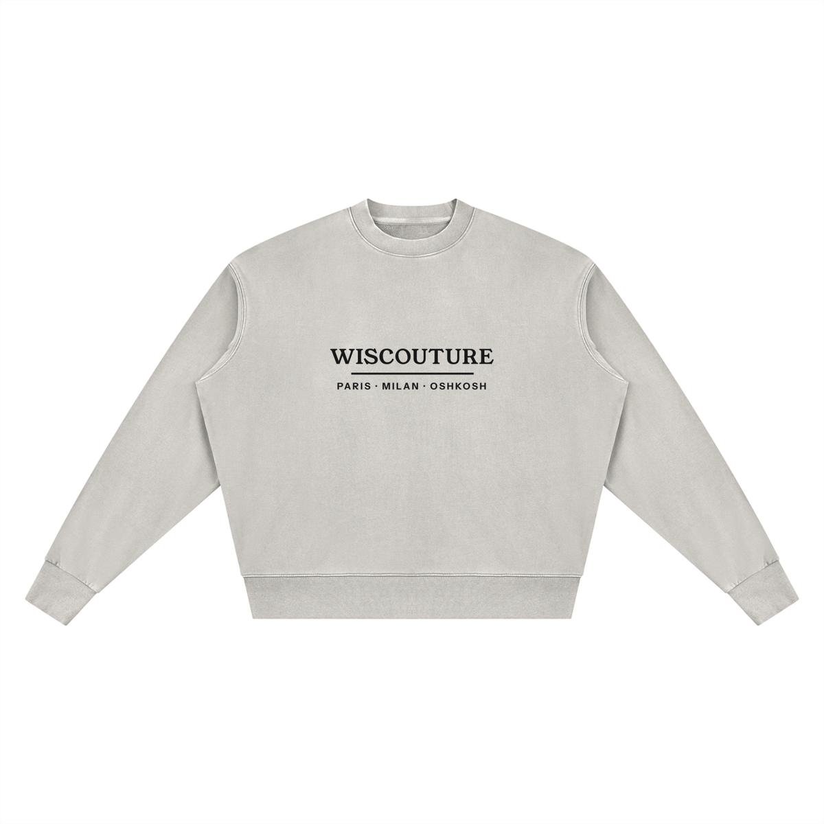 The Jodi - Paris · Milan · Oshkosh Vintage Wash Crewneck · Light Gray
