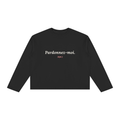 Pardonnez-moi Vintage Wash Long Sleeve · Black