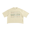 Sloane French Terry Tee – Cream