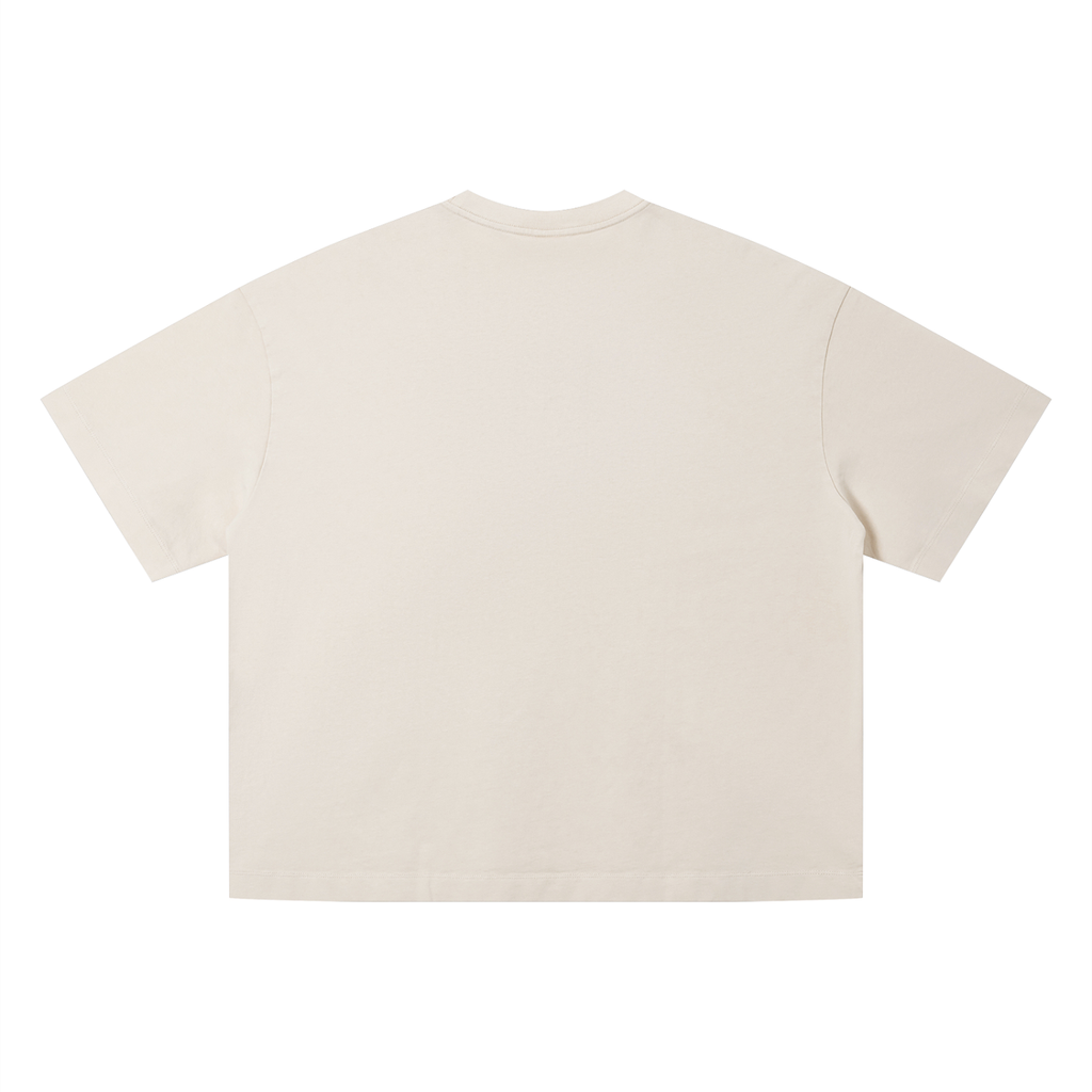 Designer AMCs Vintage Wash Boxy Tee · Apricot