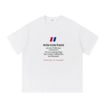 Wiscouture Definition Tee — White (Essential Cotton)
